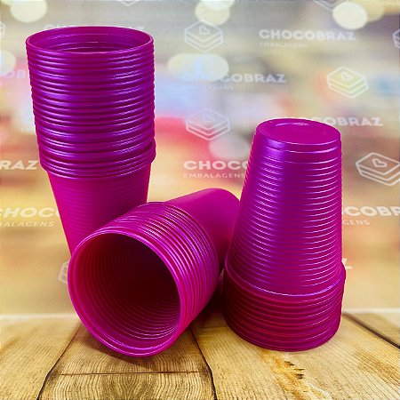 50 COPO 200ML FUCSIA BELLO FESTAS