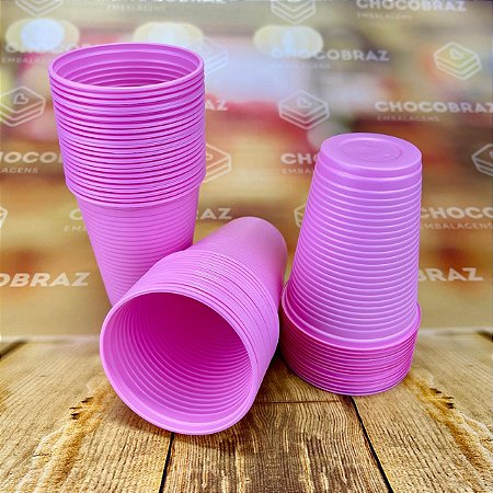 50 COPO 200ML ROSA BELLO FESTAS