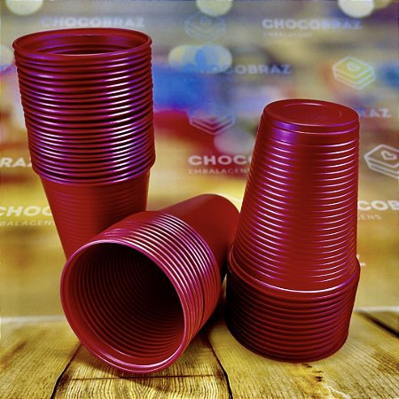 50 COPO 200ML VINHO BORDO  BELLO FESTAS