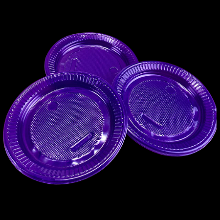 10 PRATO PS 15 RASO NEON ROXO BELLO FESTAS