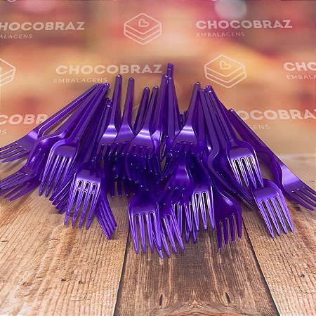 50 GARFO SOBREMESA PS ROXO PEROLADO BELLO FESTAS