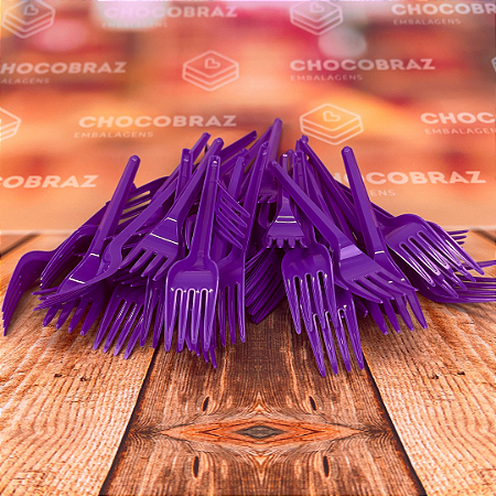 50 GARFO SOBREMESA PS ROXO BELLO FESTAS