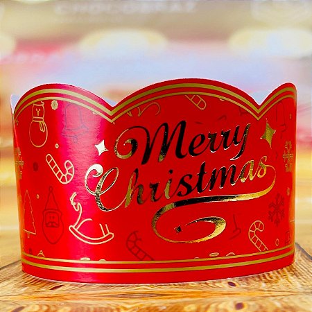 10 CINTA MINI PANETONE NATAL CLASSICO ID5154 (NATAL IDEIA 2024)