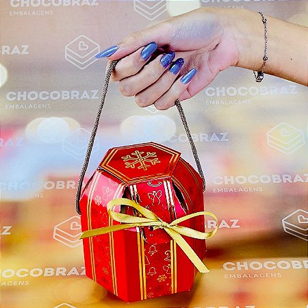 5 CAIXA MINI PANETONE C/ ALCA PREMIUM NATAL CLASSICO ID5161 (NATAL IDEIA 2024)