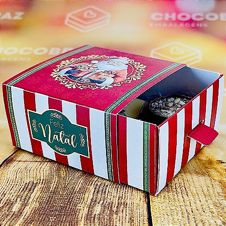 10 CAIXA 04 DOCES GAVETA C/ PUXADOR - NATAL NOEL  ID5126 (NATAL IDEIA 2024)