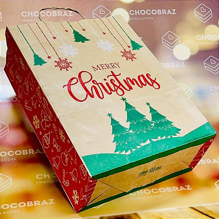10 SACOLA  NATAL  (P) - NATAL KRAFT ID5092  (NATAL IDEIA 2024)