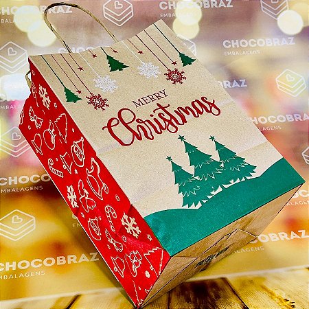 10 SACOLA  NATAL (PP) - NATAL KRAFTID5090 (NATAL IDEIA 2024)