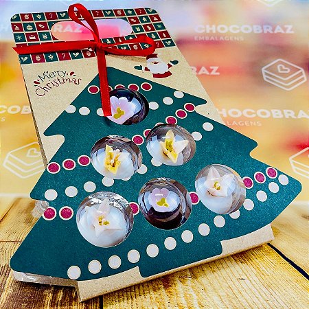 5 MALETA 06 DOCES ARVORE C/ BLISTER - NATAL KRAFT ID5063 (NATAL IDEIA 2024)