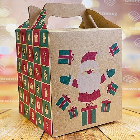5 CAIXA PANETONE MALETA  NATAL KRAFT ID5081 (NATAL IDEIA 2024)
