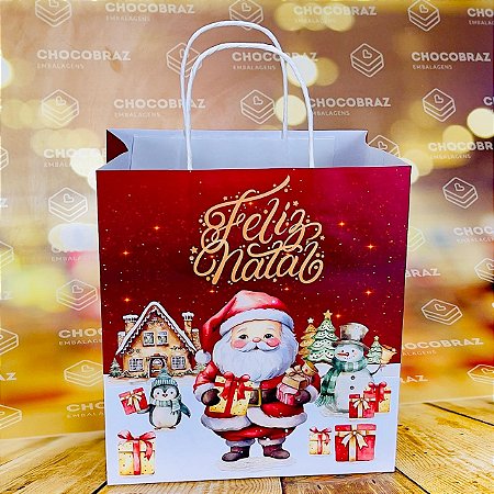 5 SACOLA P/ PRESENTE - NATAL ENCANTADO ID5201  (NATAL IDEIA 2024)