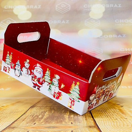 5 CESTA NATAL CAIXOTE (P) NATAL ENCANTADO ID5198 (NATAL IDEIA 2024)