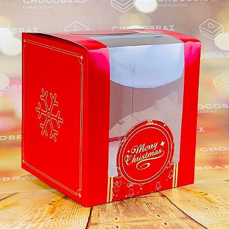5 CAIXA PANETONE CLASSIC - NATAL CLASSICO ID5141  (NATAL IDEIA 2024)