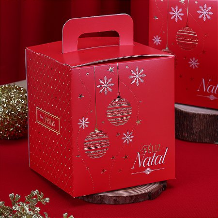 10 Caixa P/ Panetone Fechada 250/400/500g Luz 4381 (JANGO NATAL 2024)
