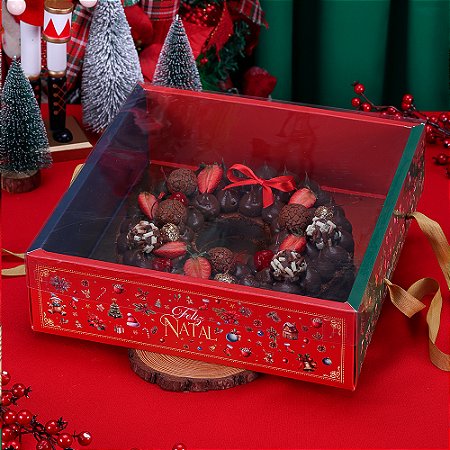 10 Caixa Guirlanda com Base Laminada Quebra Nozes 4409 (JANGO NATAL 2024)