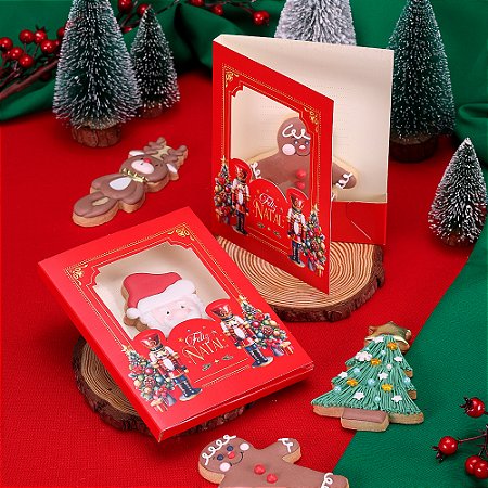 10 Cartão para Biscoitos de Natal Quebra Nozes 4445 (JANGO NATAL 2024)