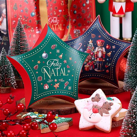 10 Caixa Embalagem Estrela Quebra Nozes 4432 (JANGO NATAL 2024)