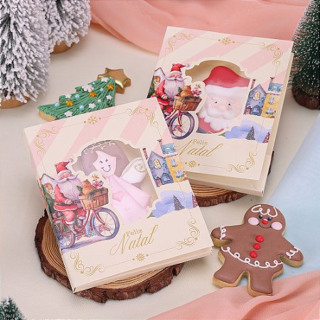 10 Cartão para Biscoitos de Natal Neve 4327 (JANGO NATAL 2024)