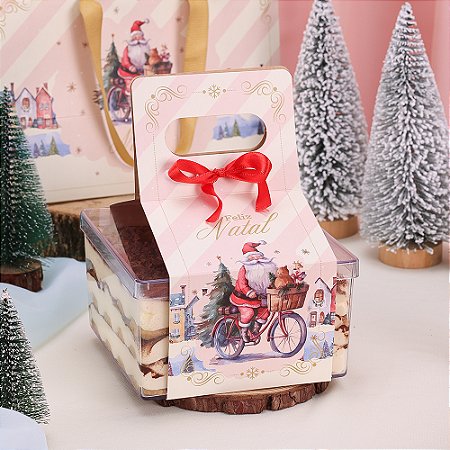 10 Alça P/ Cake Box Quadrada Neve 4311 (JANGO NATAL 2024)