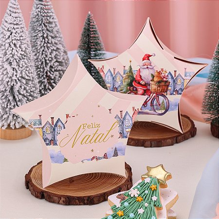 10 Caixa Embalagem Estrela Neve 4367 (JANGO NATAL 2024)