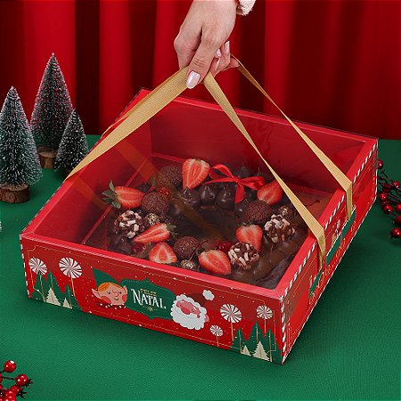 10 Caixa Guirlanda com Base Laminada Noite Feliz 4285  (JANGO NATAL 2024) 4260