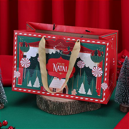 10 Sacola Horizontal Noite Feliz 4453 (JANGO NATAL 2024)