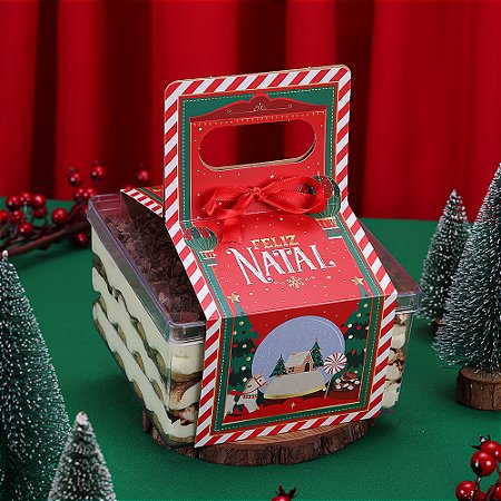 10 Alça P/ Cake Box Quadrada Noite Feliz 4309 (JANGO NATAL 2024)