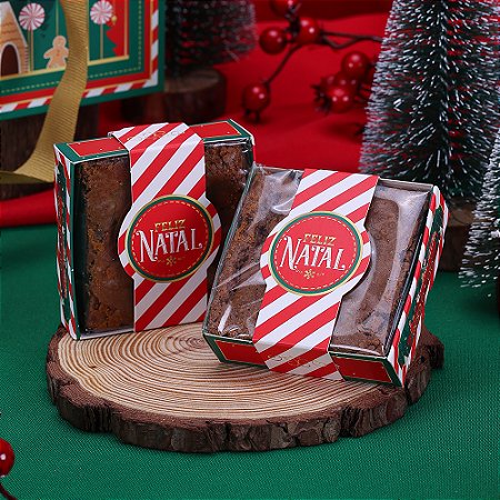 25 Caixa Embalagem para Brownie Noite Feliz 4320 (JANGO NATAL 2024)