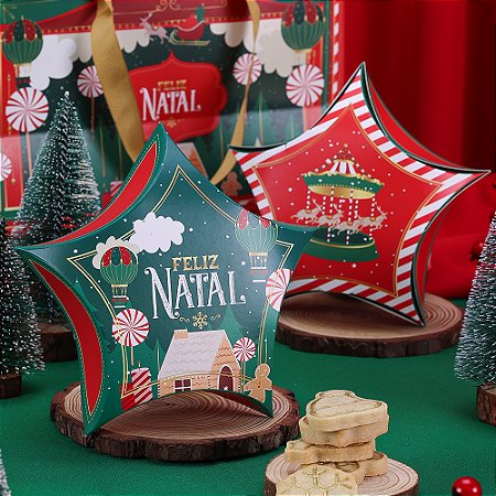 10 Caixa Embalagem Estrela Noite Feliz 4365 (JANGO NATAL 2024)