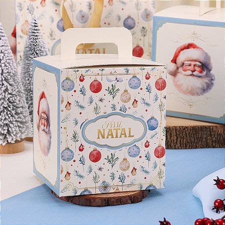10 Caixa P/ Panetone Fechada 250/400/500g Celebração 4384 (JANGO NATAL 2024)