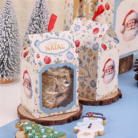 10 Embalagem Casinha Lembrancinha Celebração 4344 (JANGO NATAL 2024)