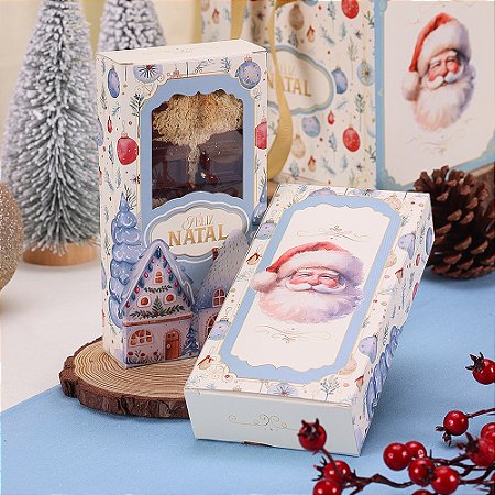 10 Caixa para Barra 300g com Visor Celebração 4303 (JANGO NATAL 2024)