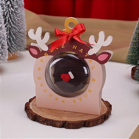 10 Lembrancinha Cinta com Blister 4485 Rena (JANGO NATAL 2024)