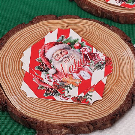 20 Tags Retangular Bom Velhinho 4456 (JANGO NATAL 2024)