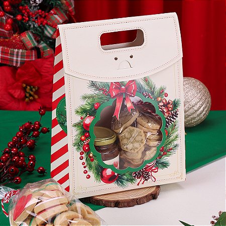 10 Sacola com Visor Bom Velhinho 4307 (JANGO NATAL 2024)