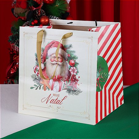10 Sacola Grande Bom Velhinho 4233 (JANGO NATAL 2024)