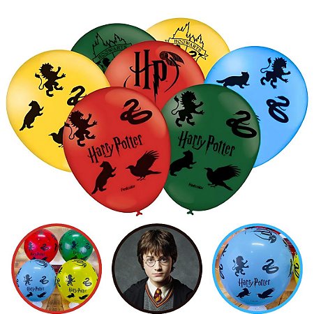 25 BALÃO BEXIGA FESTA  HARRY POTTER NEW  n°9 FESTCOLOR