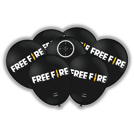 25 BALAO  FREE FIRE GAMER FESTA  n°9  FESTCOLOR