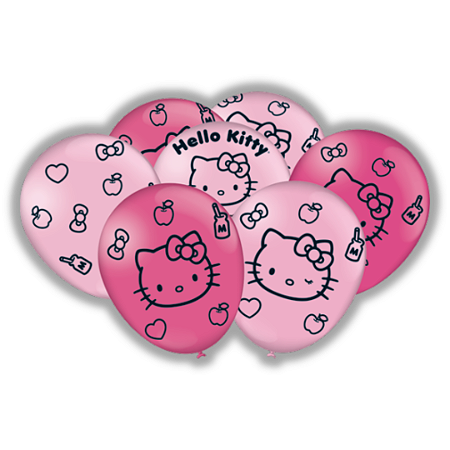 25 BALAO HELLO KITTY ROSA n°9  FESTCOLOR