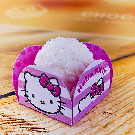 40 PORTA FORMINHA HELLO KITTY ROSA  FESTCOLOR
