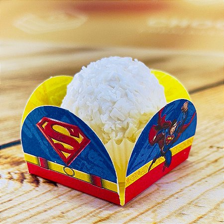 40 PORTA FORMINHA SUPERMAN GEEK FESTCOLOR