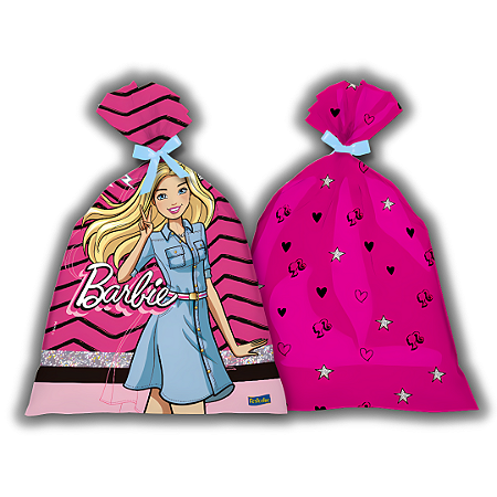 8 SACOLA  BARBIE LEMBRANCINHA  FESTCOLOR