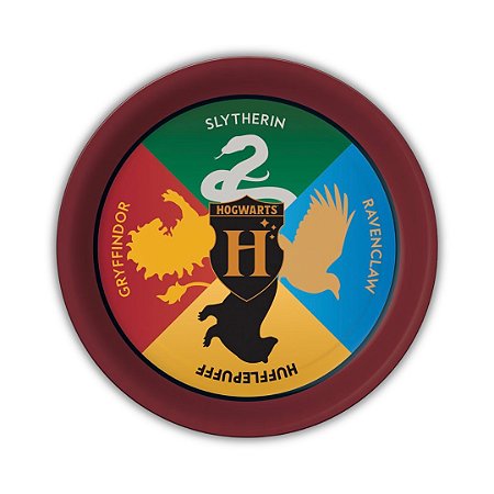 8 PRATO FESTA  HARRY POTTER  DE PAPEL 18 CM FESTCOLOR