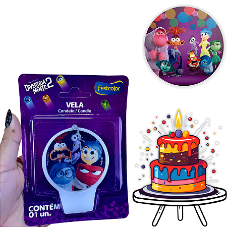 VELA  DIVERTIDAMENTE FESTCOLOR