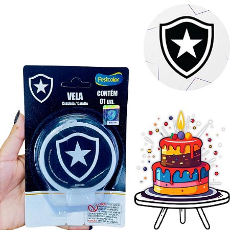 VELA  BOTAFOGO OFICIAL FESTCOLOR