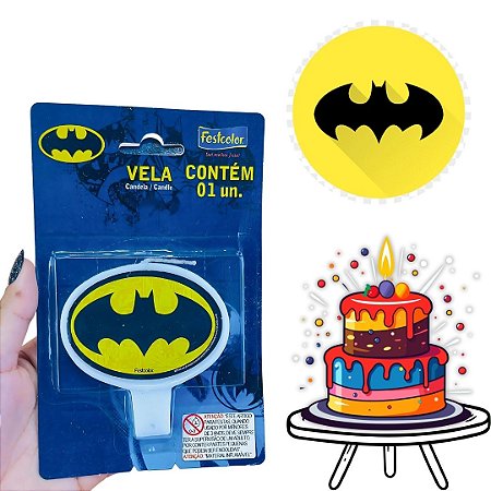VELA BATMAN GEEK  FESTCOLOR