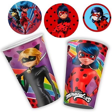 8 COPO PAPEL FESTA  LADYBUG 180ML REGINA