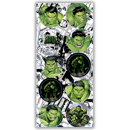 30 ADESIVO  HULK CORE REDONDO REGINA