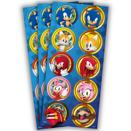 30 ADESIVO SONIC REDONDO REGINA