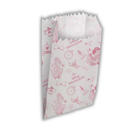 50 SACO DE PIPOCA HOT DOG PRINCESAS DISNEY ( Regina )