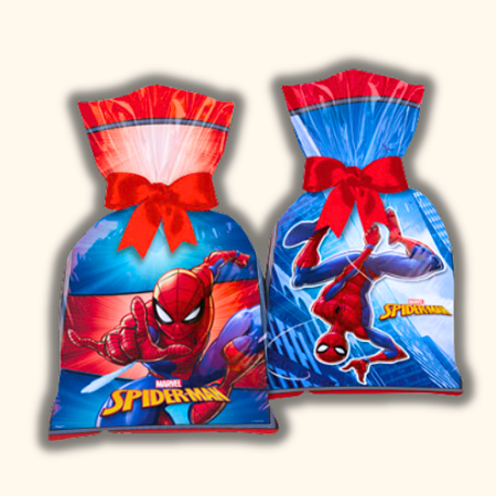 8 SACOLA  SPIDER MAN HOMEN ARANHA FESTA LEMBRANCINHA Regina